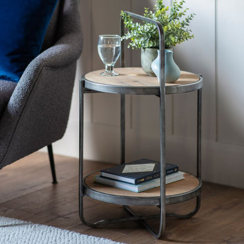 PaulaHome - Dunley Side Table Oak